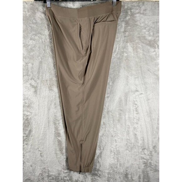 Athleta Ankle Pants Women's Size 12 Beige Pockets Joggers - Picture 9 of 14